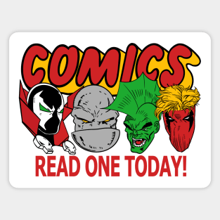 Comics Read One Today (Class of 1992 Edit.) Magnet